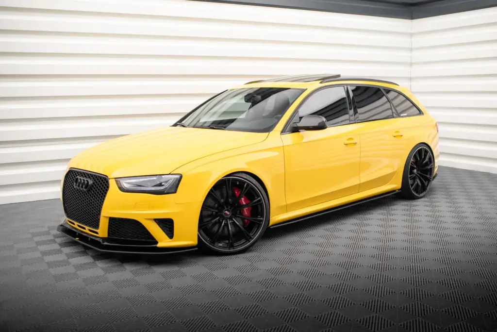 Side Skirts Diffusers Street Pro compatible with Audi RS4 B8