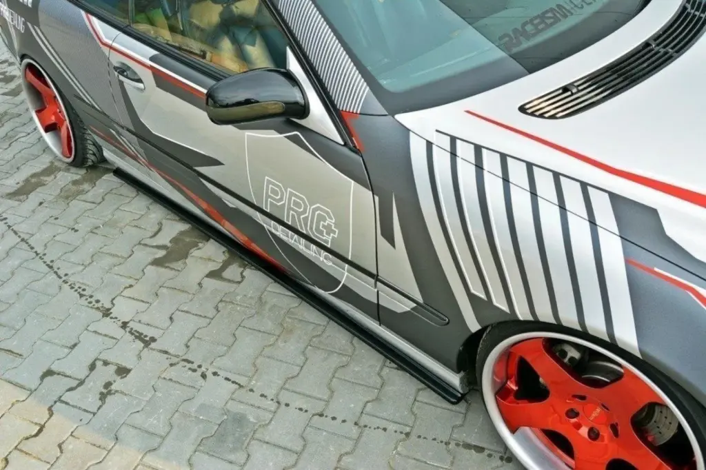 Side Skirts Diffusers compatible with Mercedes-Benz CL C215