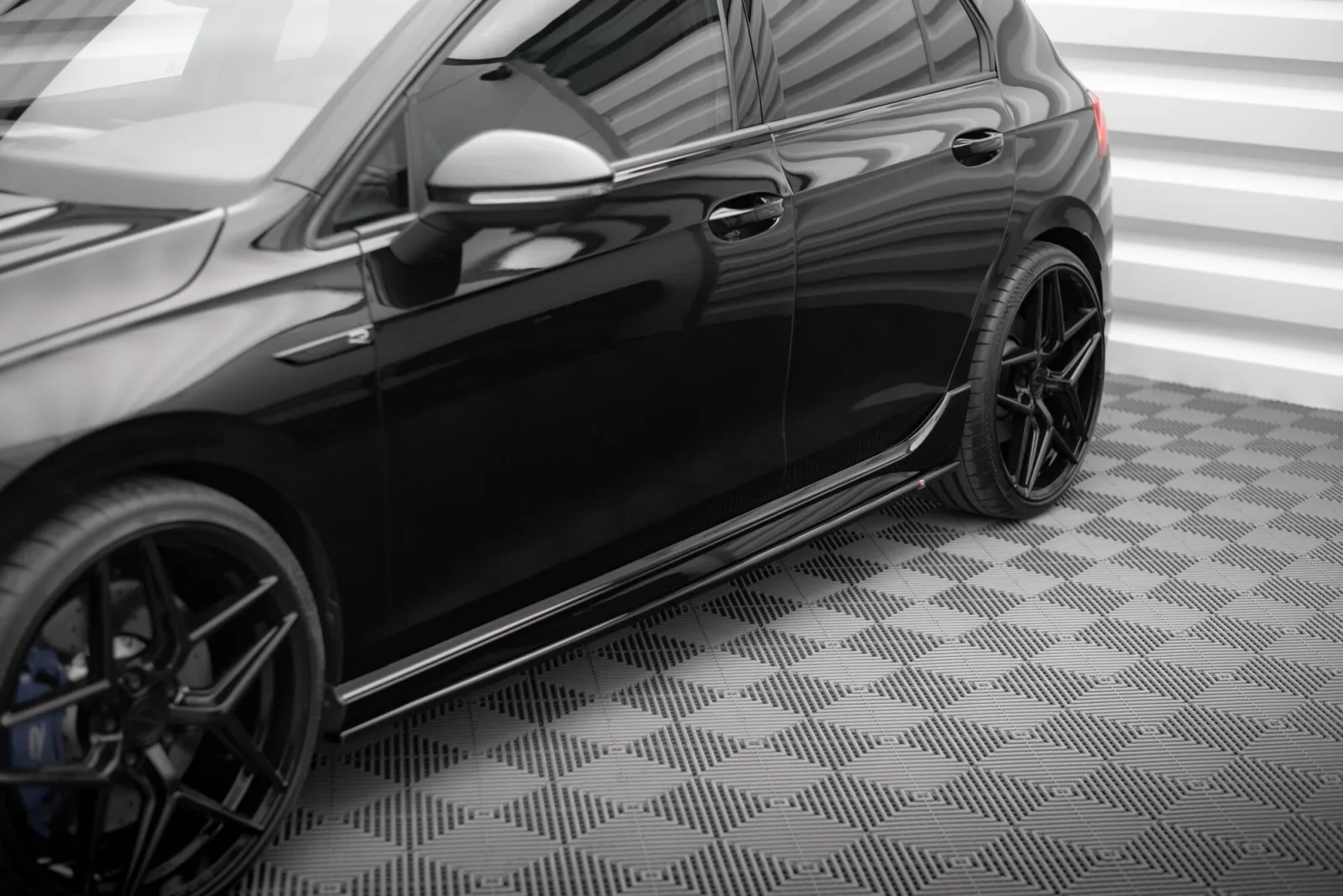Side Skirts Diffusers V.3 compatible with Volkswagen Golf R Hatchback Mk8