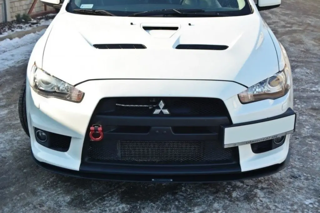 Front Splitter Racing compatible with Mitsubishi Lancer Evo X V.3