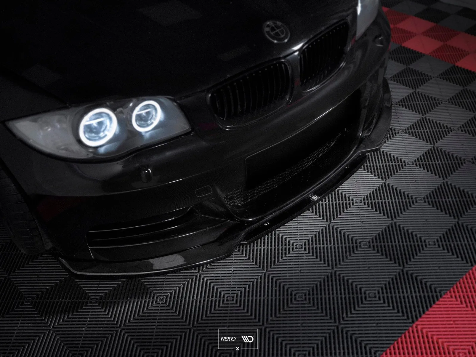 Front Splitter V.1 compatible with BMW 1 M-Pack E82 Facelift
