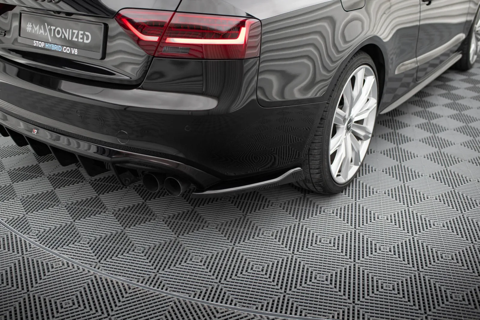 Rear Side Splitters V.2 compatible with Audi S5 / A5 S-Line Coupe / Cabriolet 8T