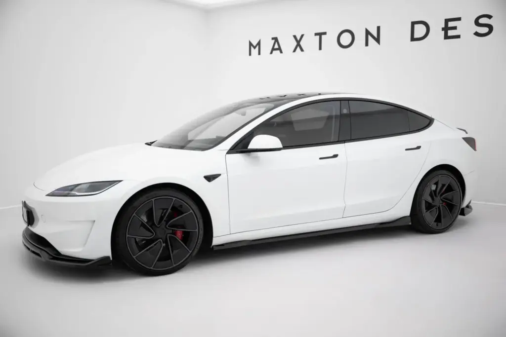 Set of Splitters compatible with Tesla Model 3 Performance Mk1 Facelift