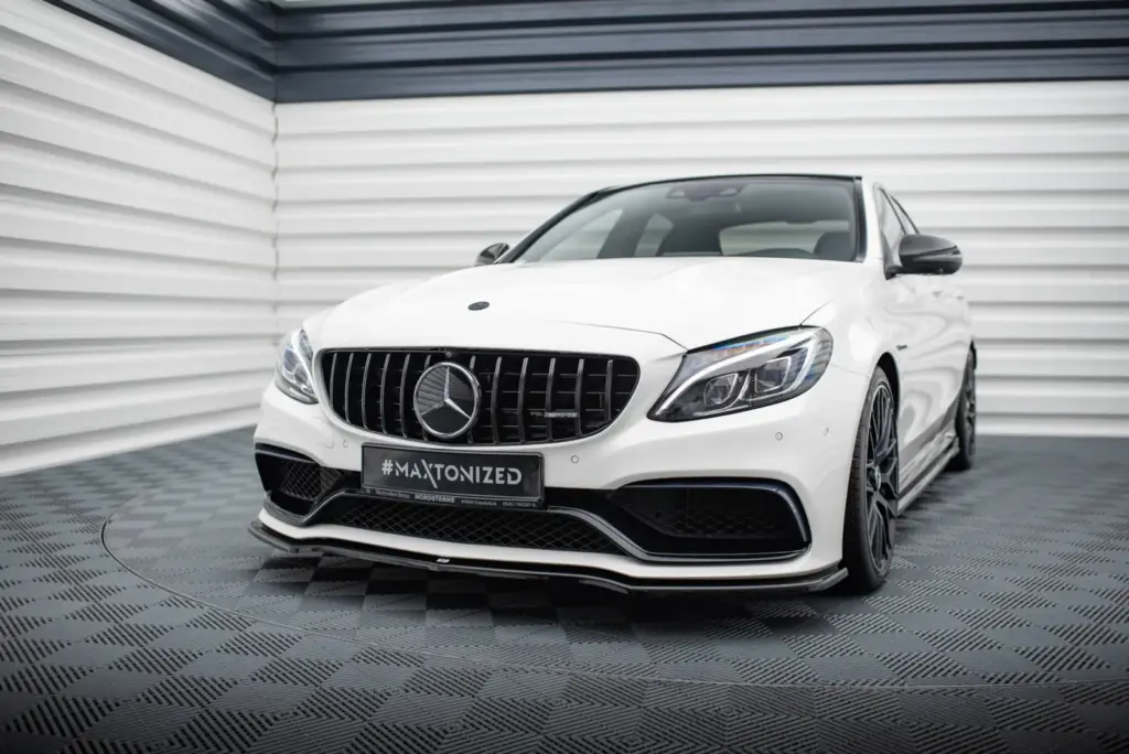 Front Splitter V.1 compatible with Mercedes-AMG C63 Sedan / Estate W205 / S205