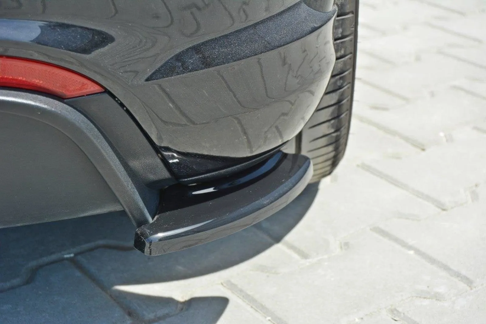 Rear Side Splitters compatible with Abarth Punto Evo