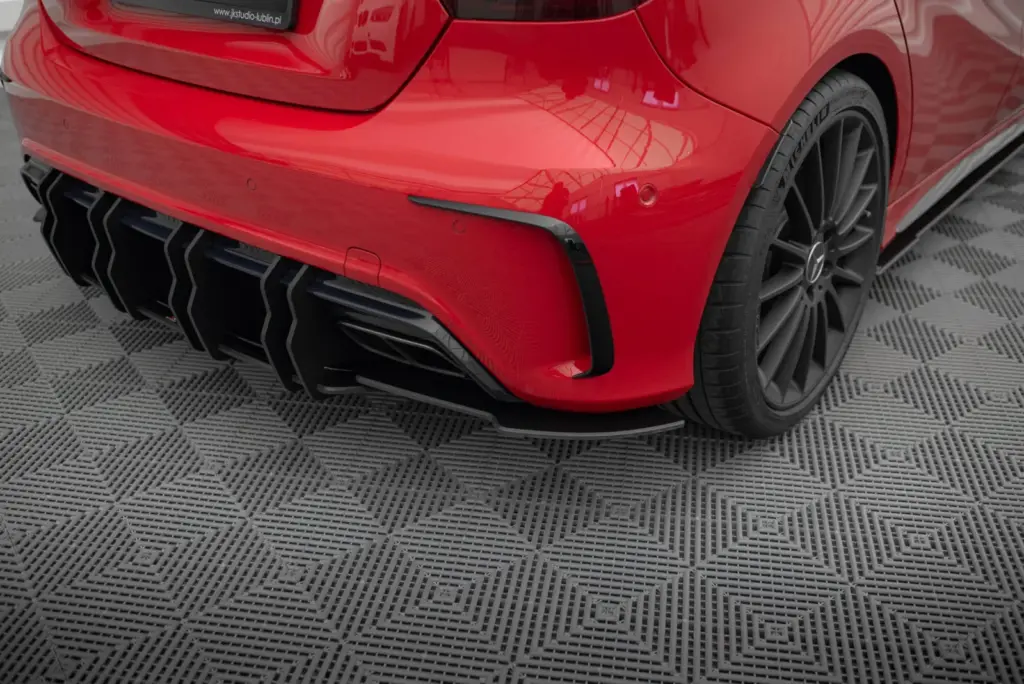 Rear Side Splitters Street Pro compatible with Mercedes-Benz A 45 AMG W176 Facelift