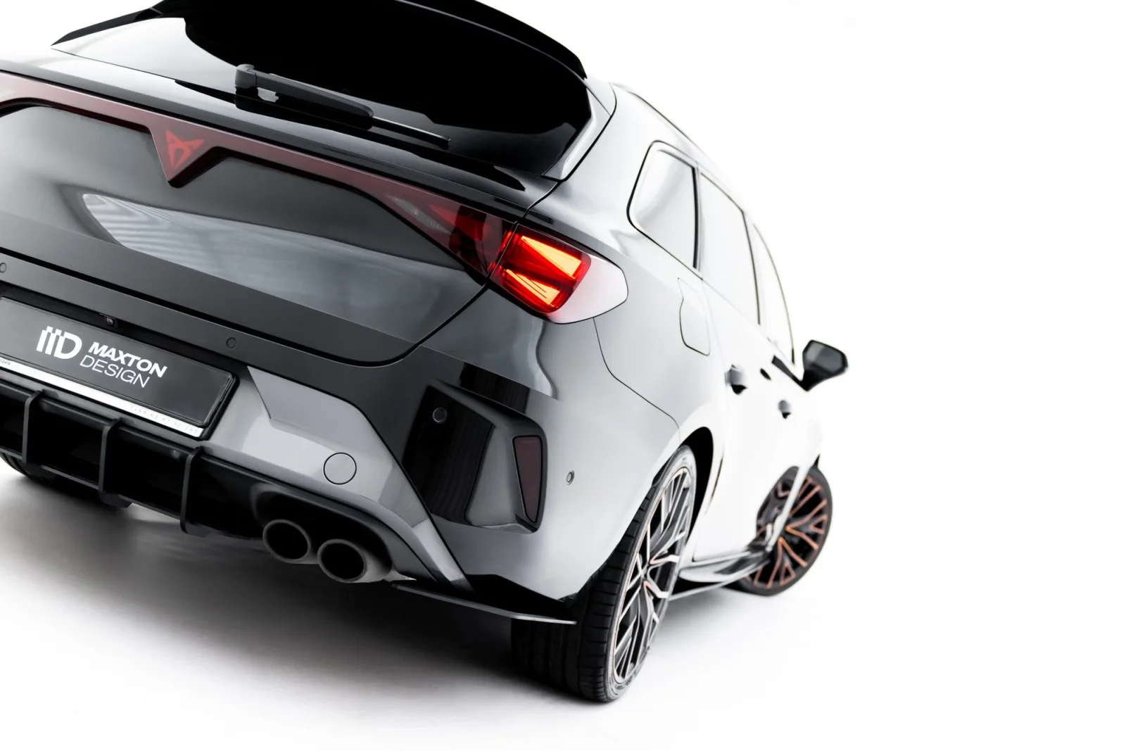 Rear Side Splitters Street Pro compatible with Cupra Leon ST Mk1 Facelift