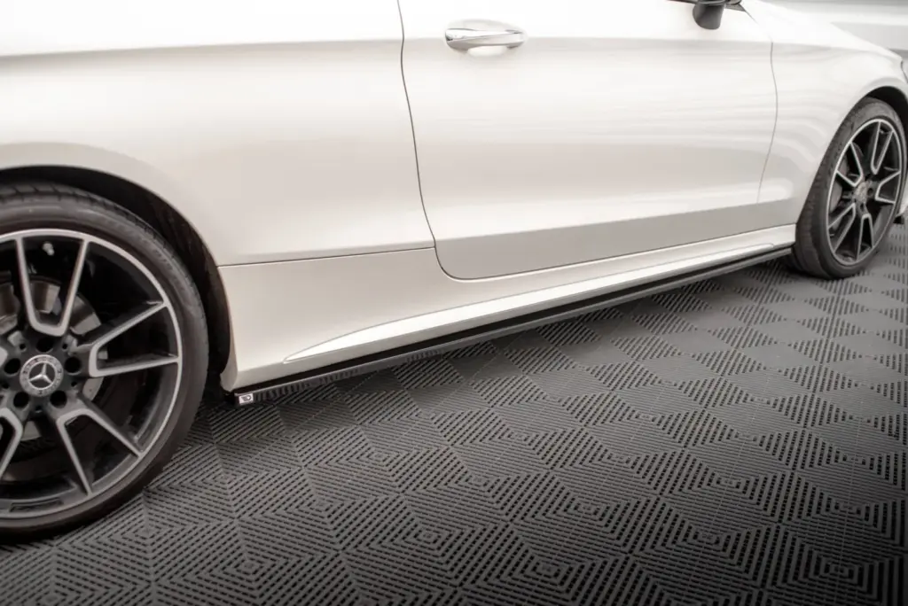 Side Skirts Diffusers compatible with Mercedes-Benz C Coupe AMG-Line C205 Facelift