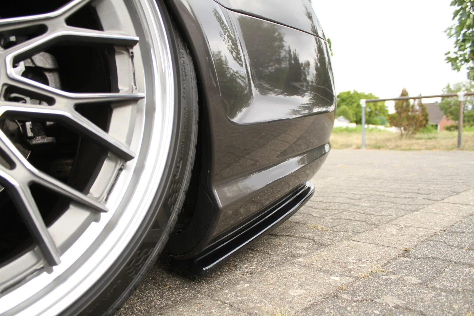 Rear Side Splitters compatible with MERCEDES CL 500 C216 AMGLINE