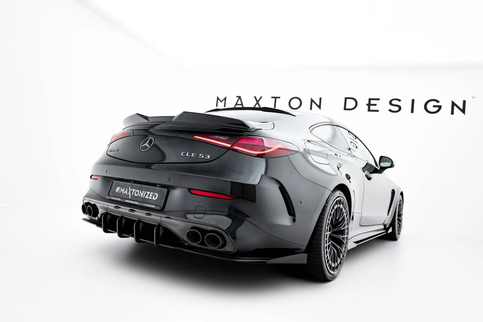 Rear Diffuser Street Pro + Flaps compatible with Mercedes-AMG CLE 53 C236