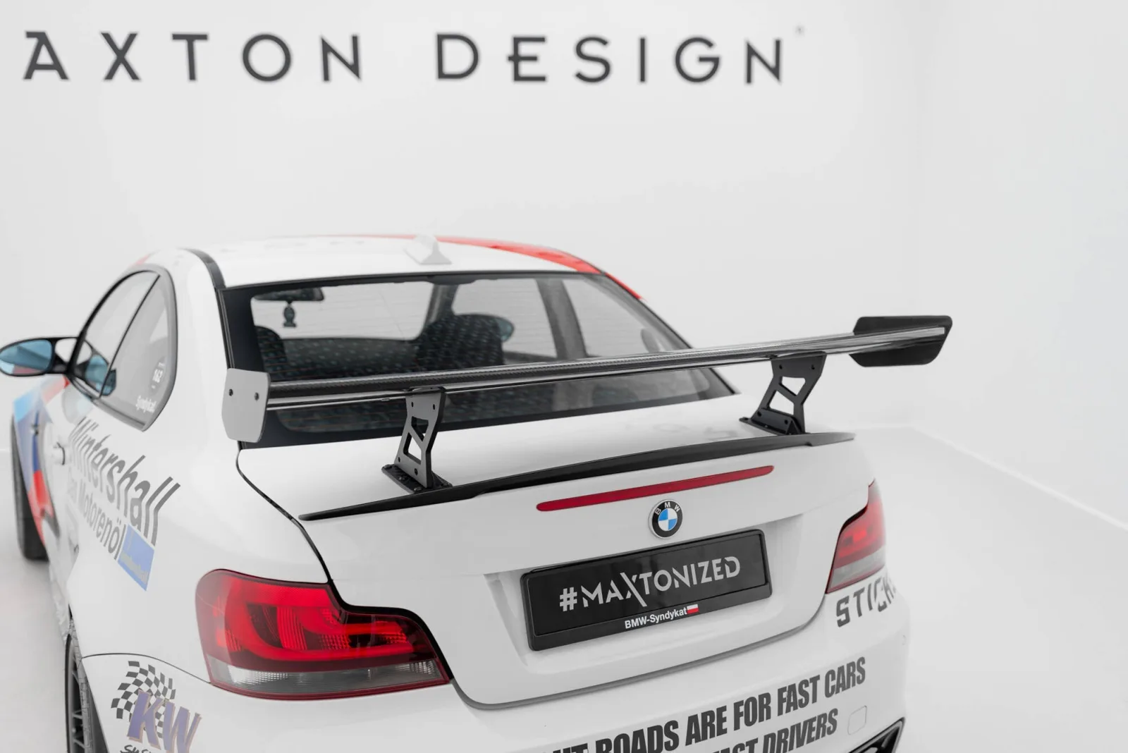 Carbon Spoiler With Internal Brackets V.2 compatible with BMW 1 M E82