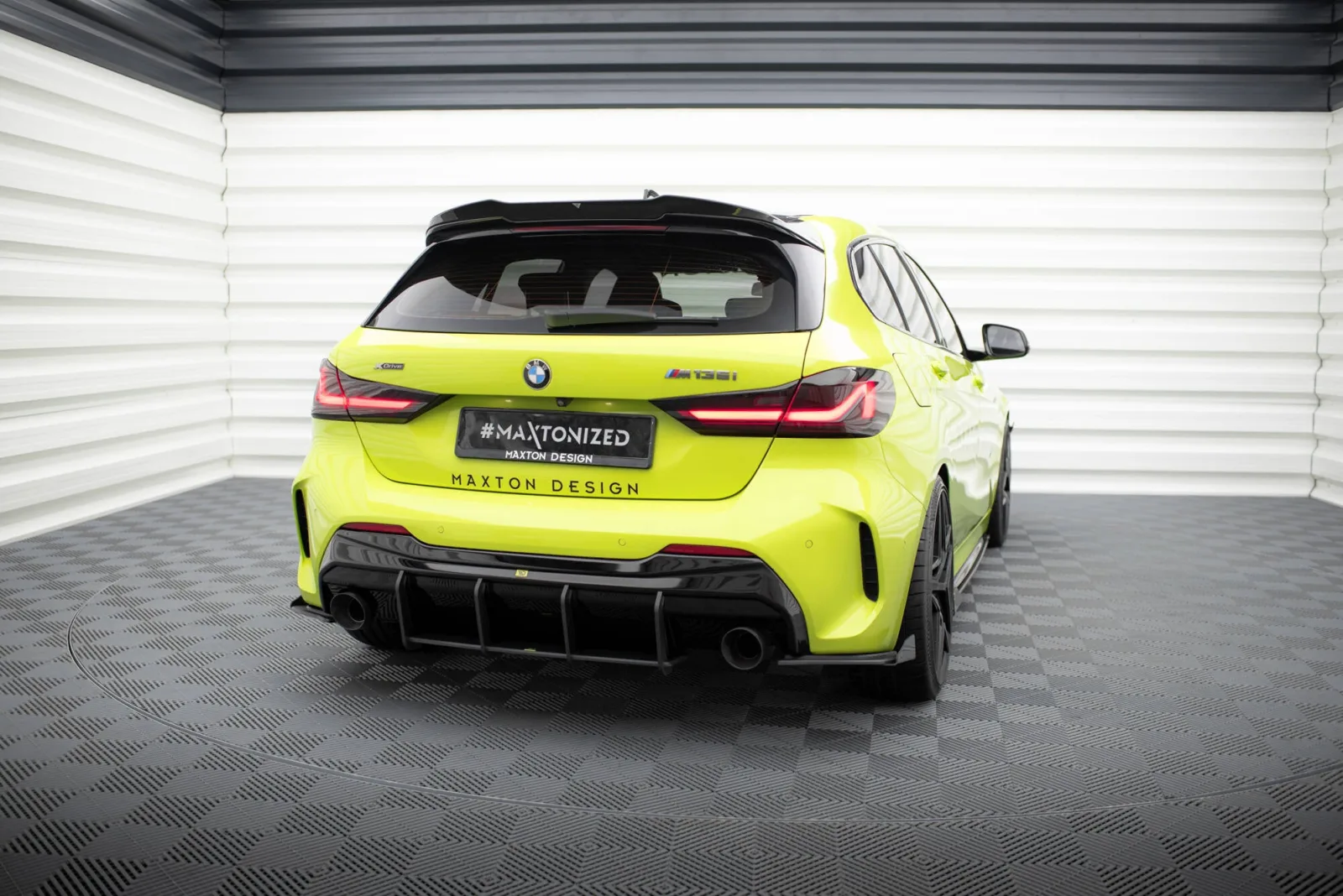 Rear Diffuser Street Pro V.1 compatible with BMW 1 F40 M-Pack / M135i