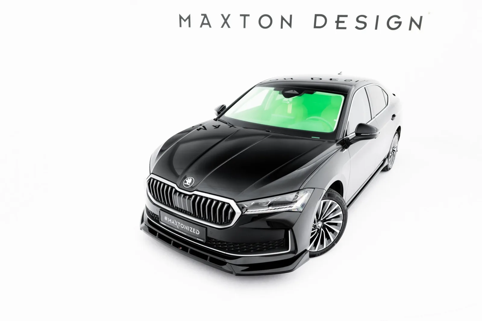 Front Splitter V.2 compatible with Skoda Superb Mk4