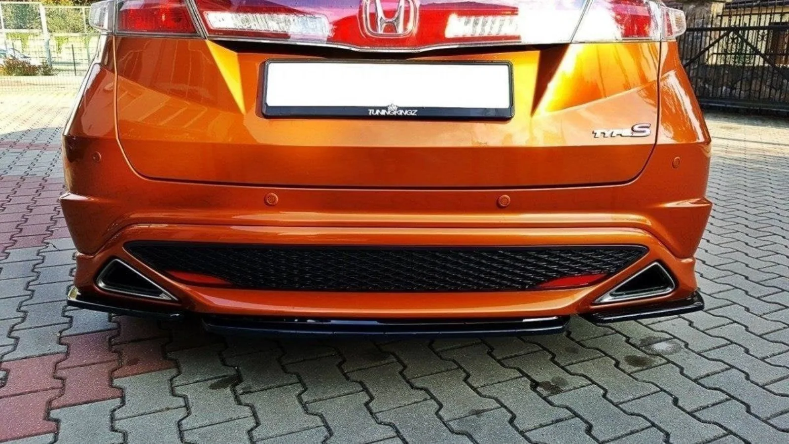 Rear Splitter compatible with Honda Civic VIII Type-S/R (Without Diffuser)