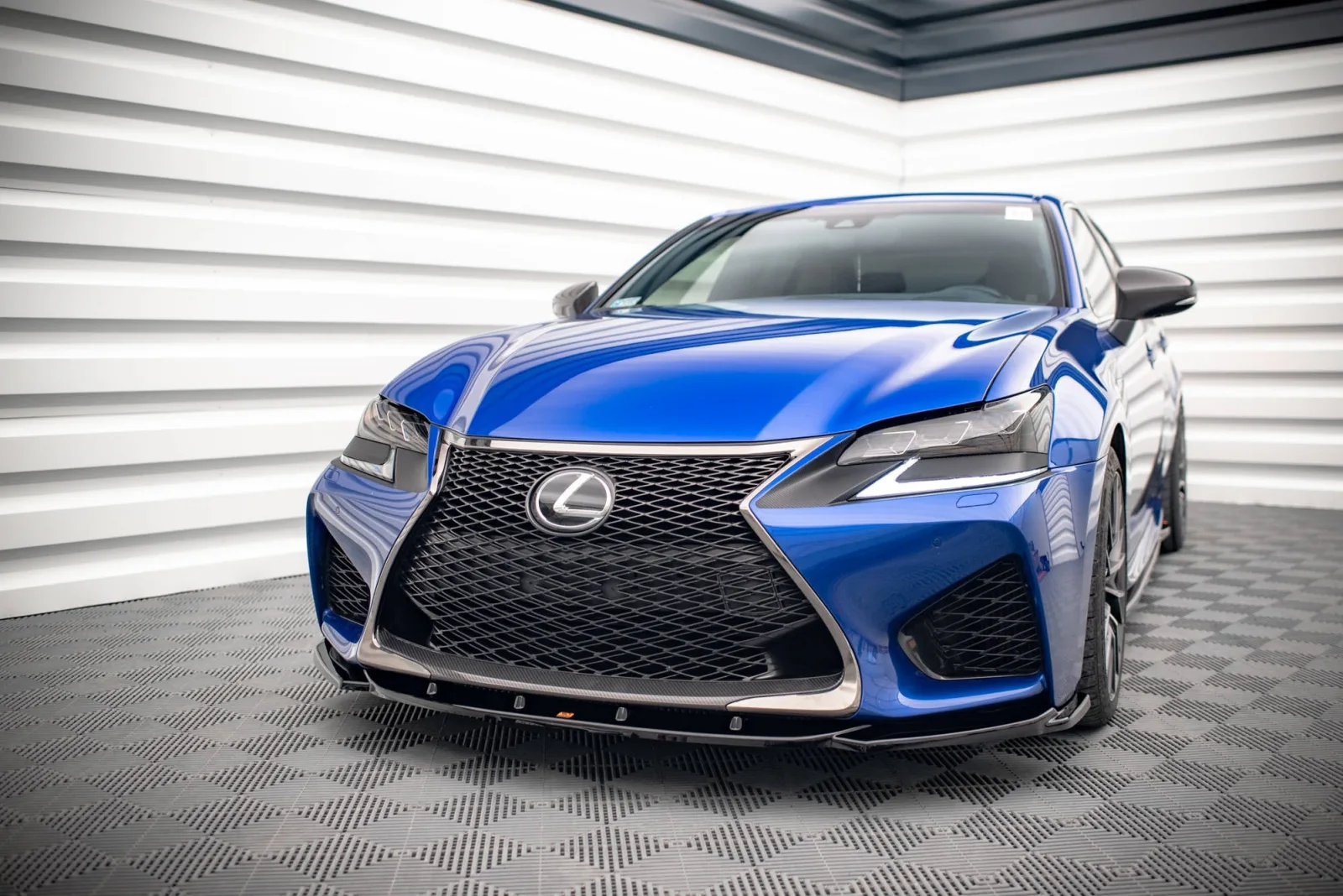 Front Splitter V.2 compatible with Lexus GS F Mk4 Facelift