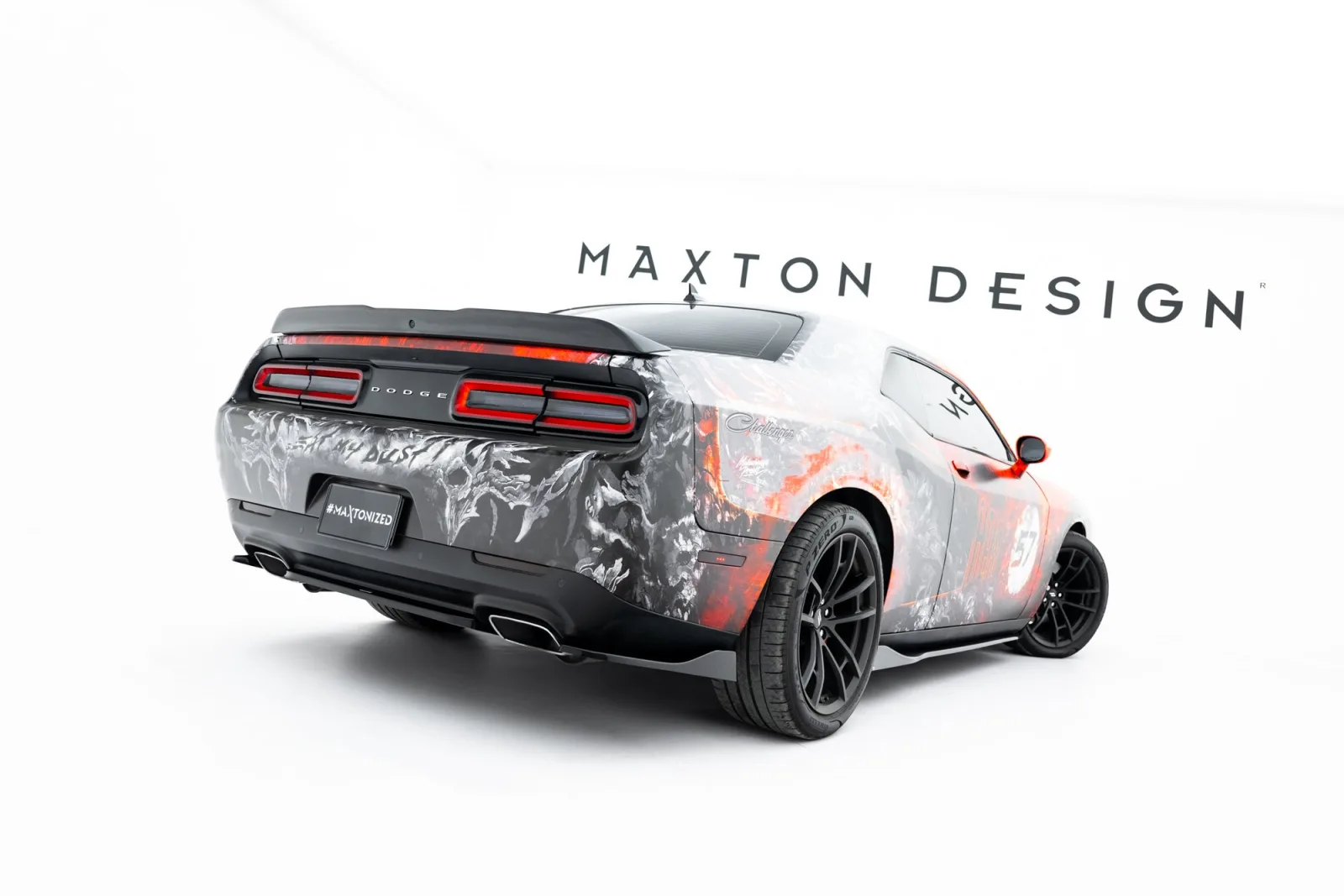 Rear Splitter compatible with Dodge Challenger GT Mk3 Facelift