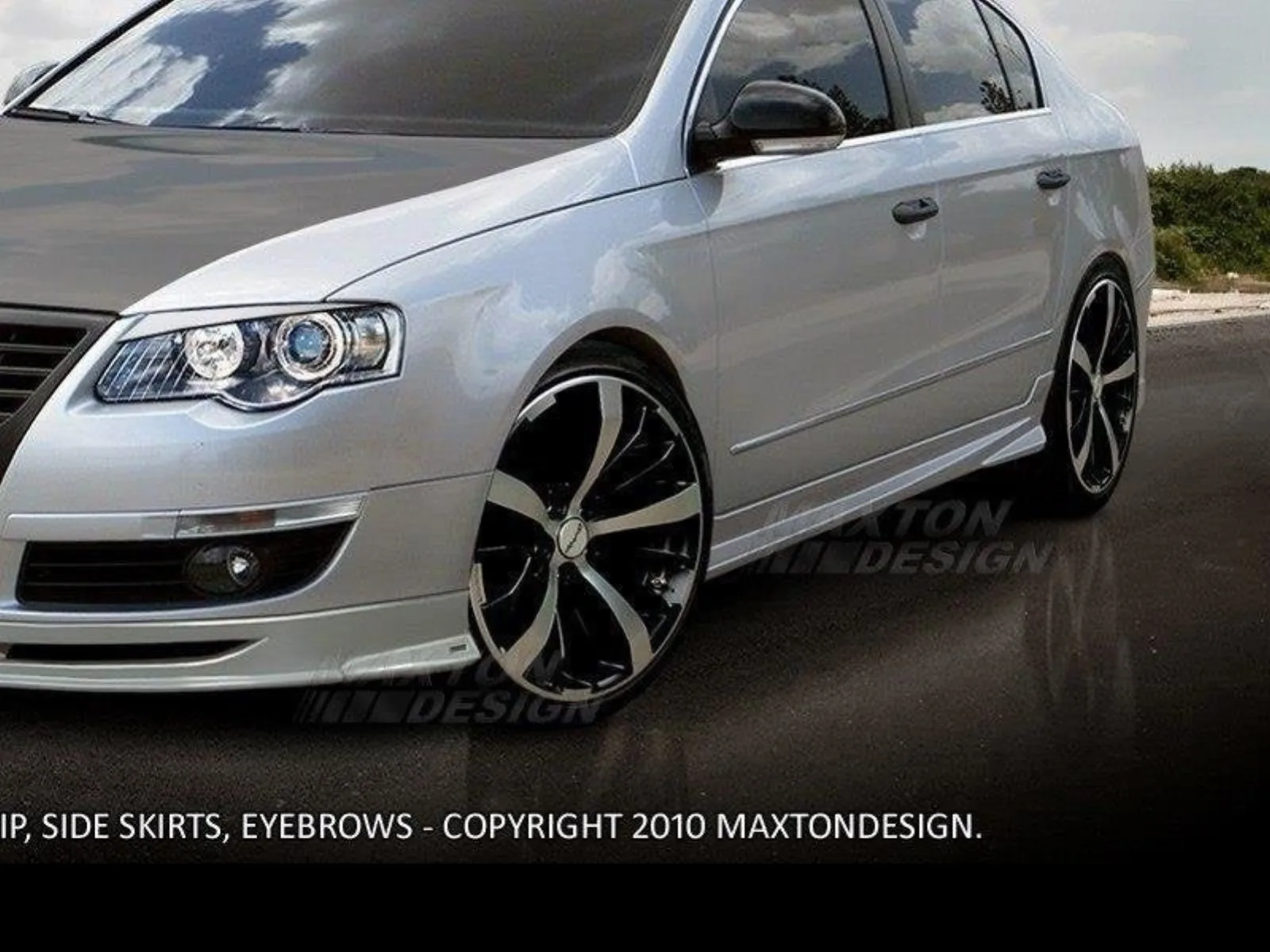 Side Skirts Diffusers compatible with VW Passat B6 (3C)