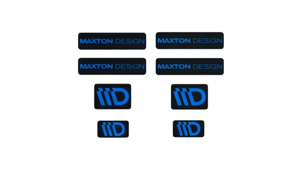 Maxton Design 3D Sticker Set - Crno-plavi