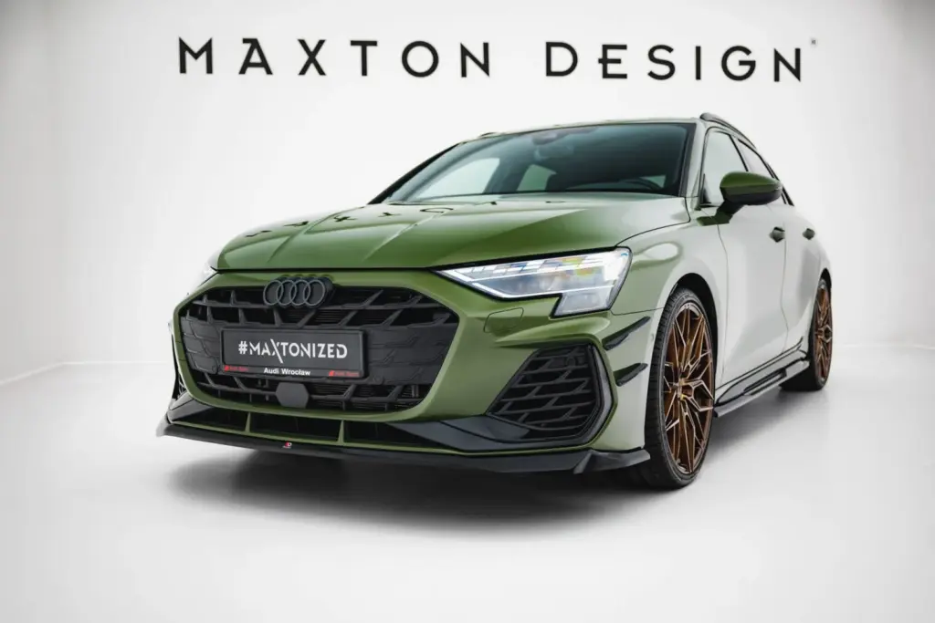 Front Splitter V.2 compatible with Audi S3 Sportback / A3 S-line Sportback 8Y Facelift