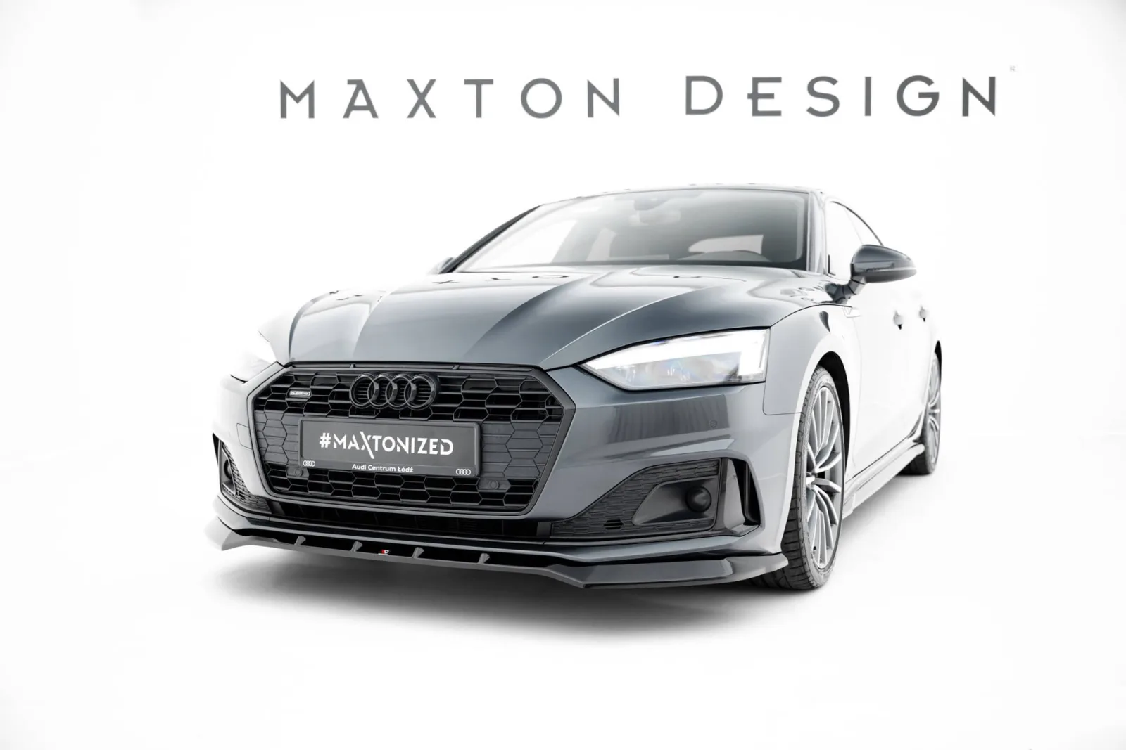 Front Splitter V.2 compatible with Audi A5 F5 Facelift