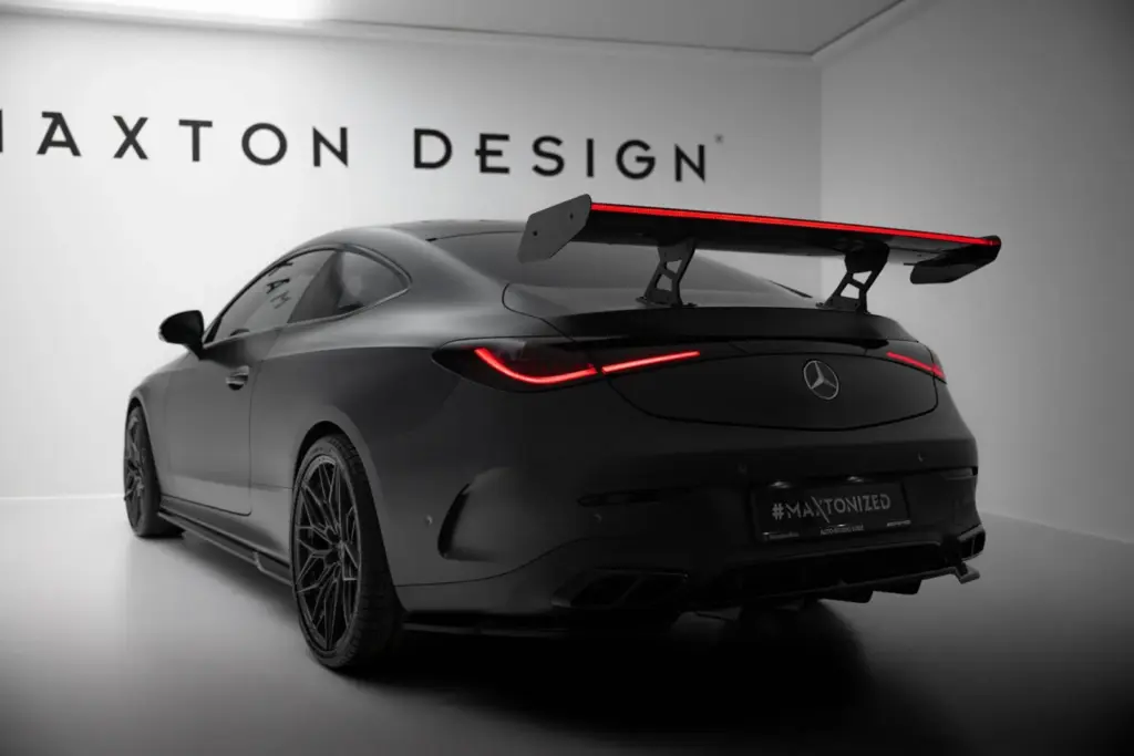 Carbon Spoiler V.2 + LED compatible with Mercedes-Benz CLE AMG-Line C236