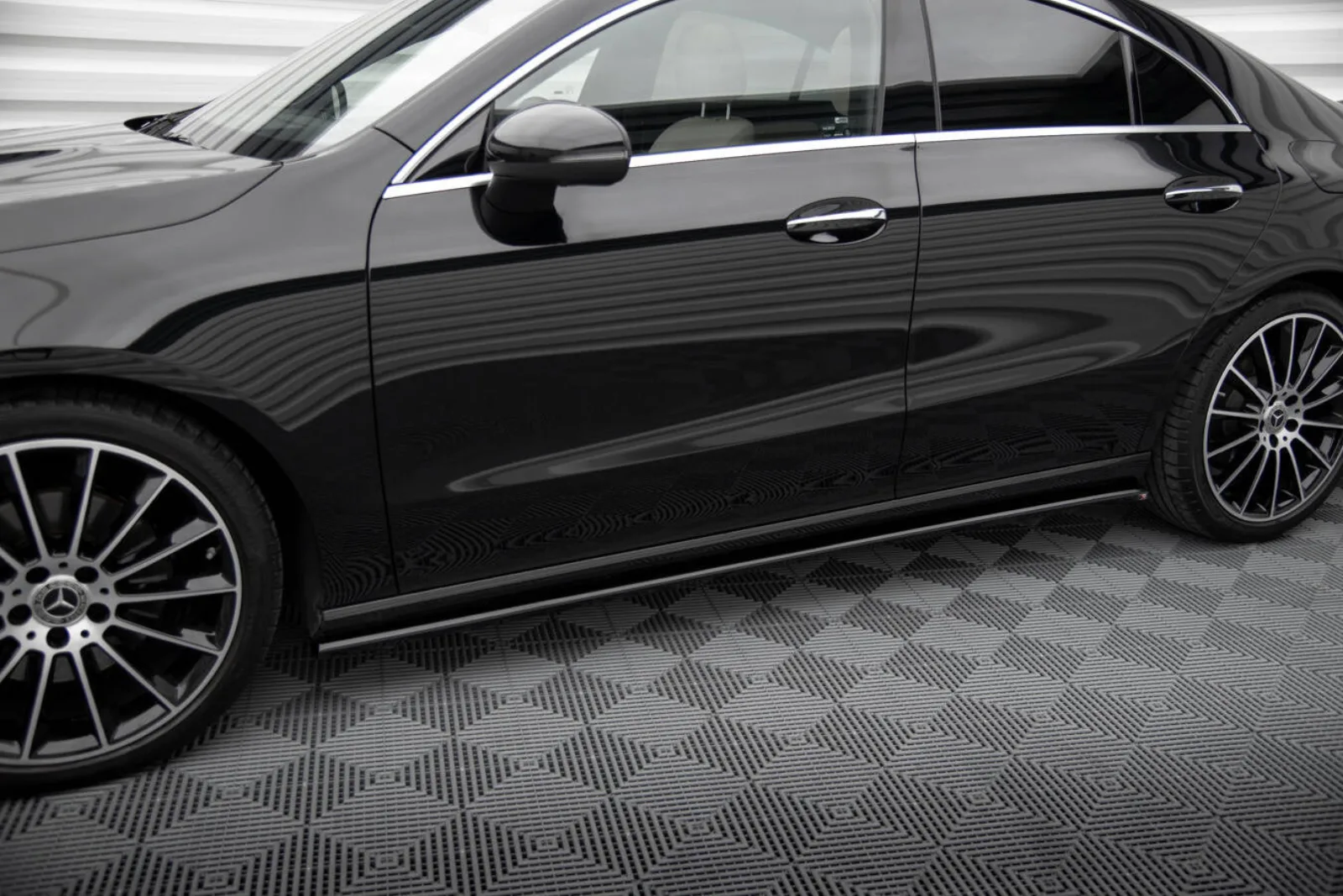 Side Skirts Diffusers compatible with Mercedes-Benz CLA C118