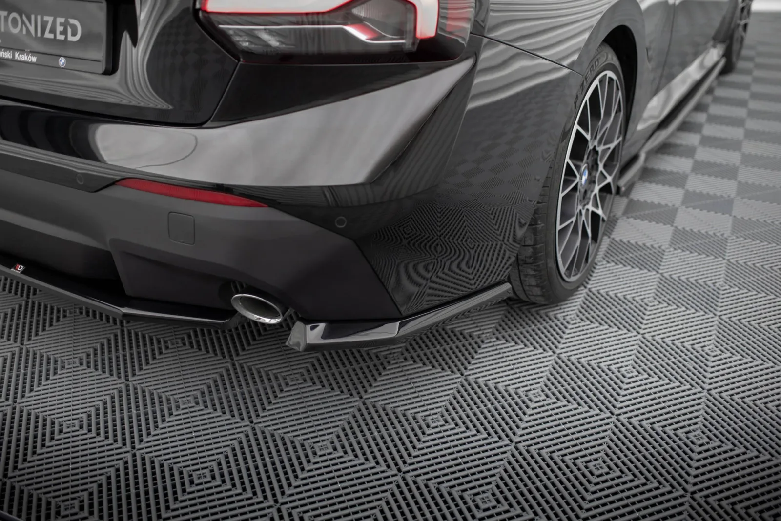 Rear Side Splitters V.1 compatible with BMW 2 Coupe G42