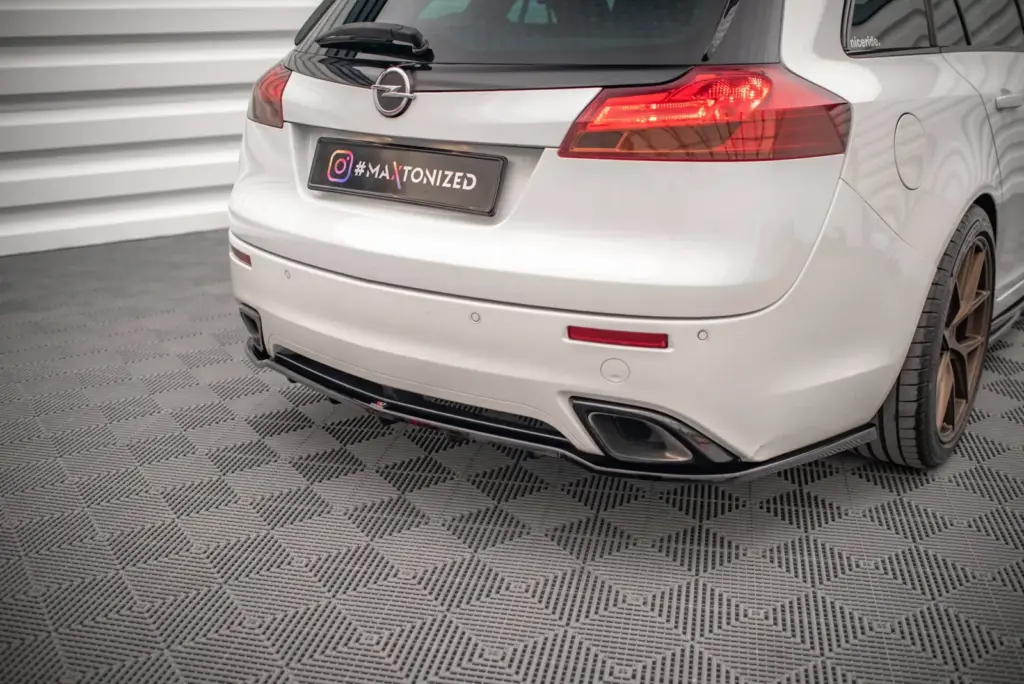 Rear Splitter (With Diffuser) compatible with Opel Insignia OPC Mk1
