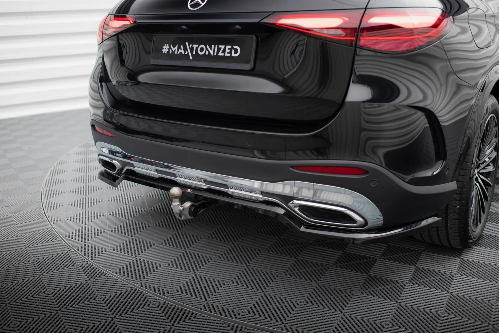 Rear Splitter (With Diffuser) compatible with Mercedes-Benz GLC AMG-Line X254