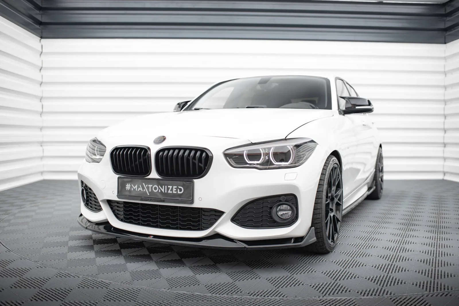 Front Splitter V.4 CSL Look compatible with BMW 1 M-Pack / M140i F20 Facelift