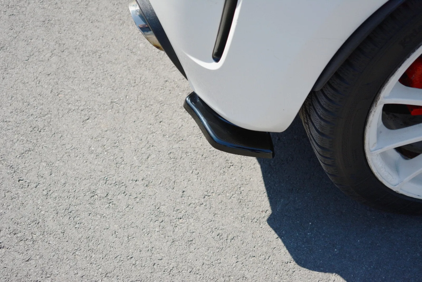 Rear Side Splitters compatible with Abarth 500 Mk1