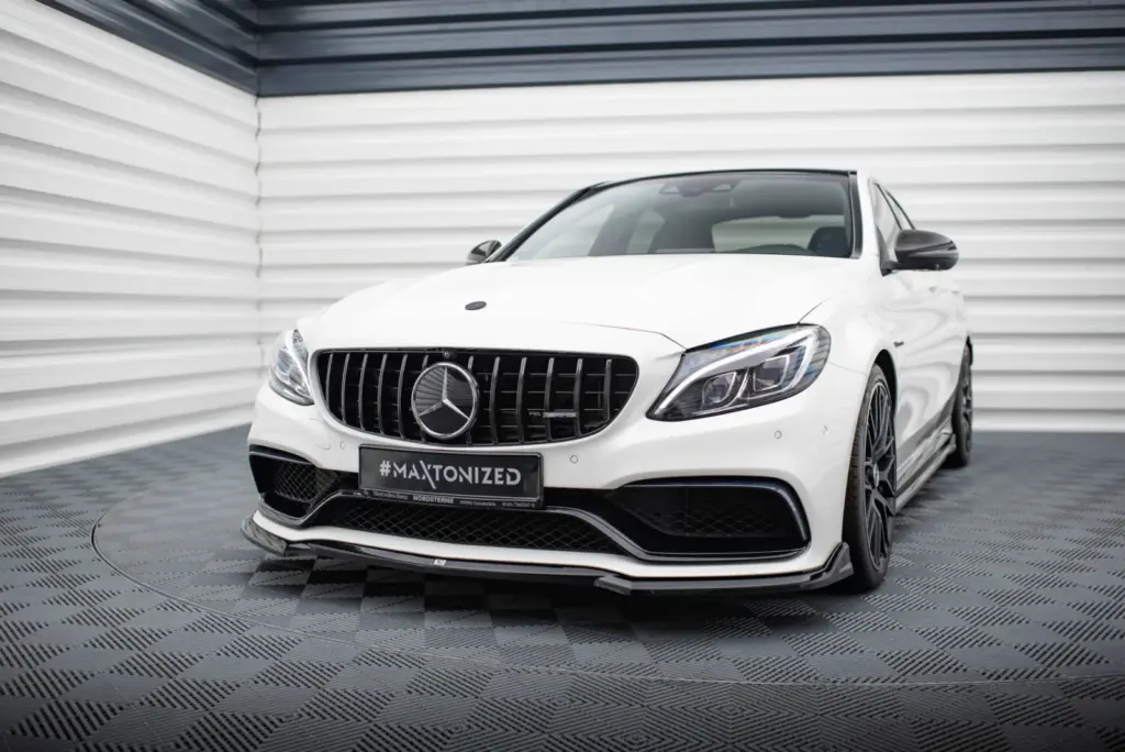 Front Splitter V.3 compatible with Mercedes-AMG C63 Sedan / Estate W205 / S205
