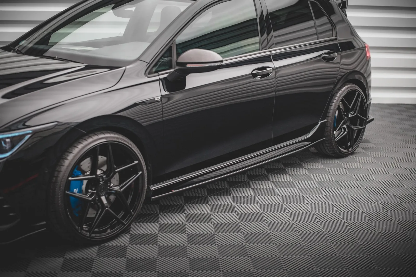Side Skirts Diffusers V.2 compatible with Volkswagen Golf R Hatchback Mk8