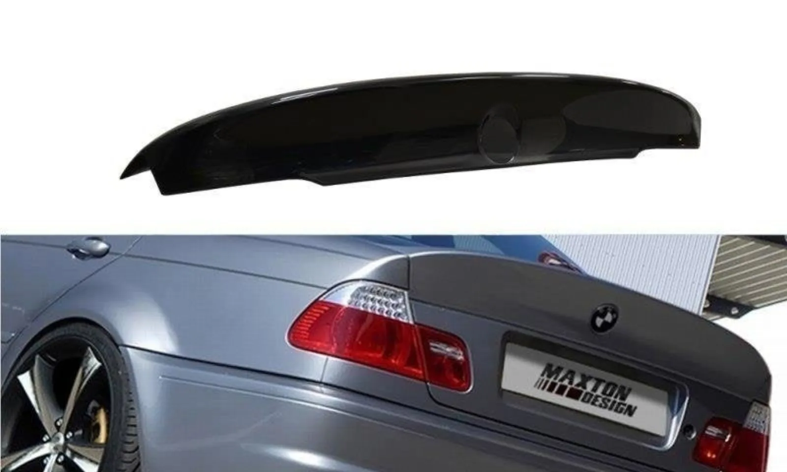 SPOILER Rear compatible with BMW 3 E46 - 4 DOOR SALOON  (for painting)