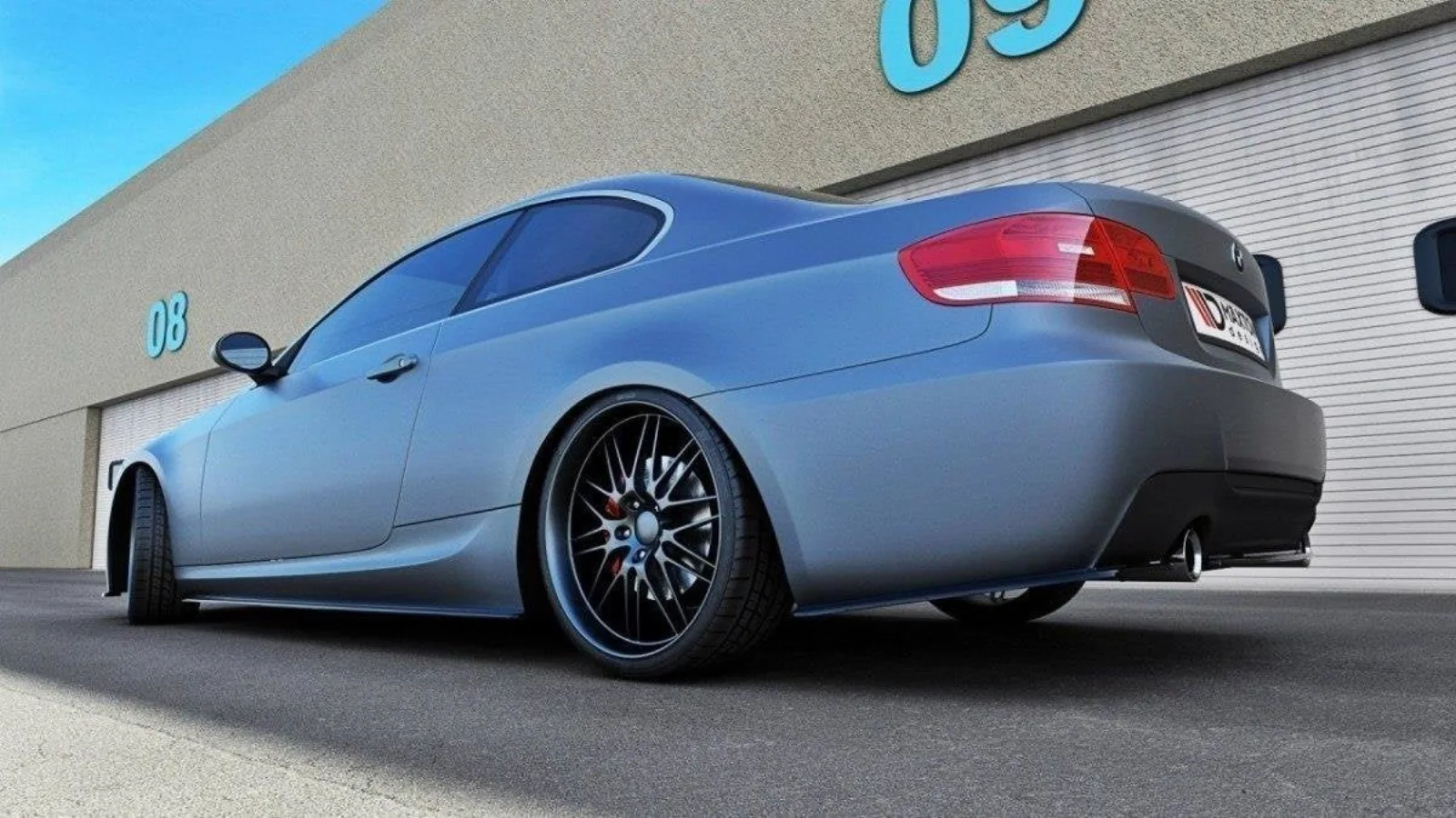 Rear Side Splitters compatible with BMW 3 E92 M-Pack