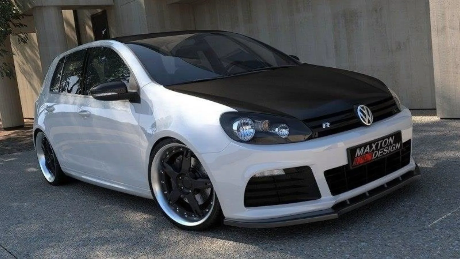 Front Splitter compatible with VW Golf 6 R