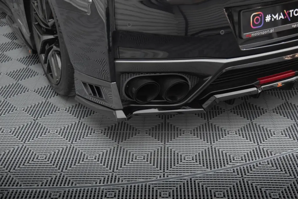 Rear Side Splitters compatible with Nissan GTR R35 Facelift