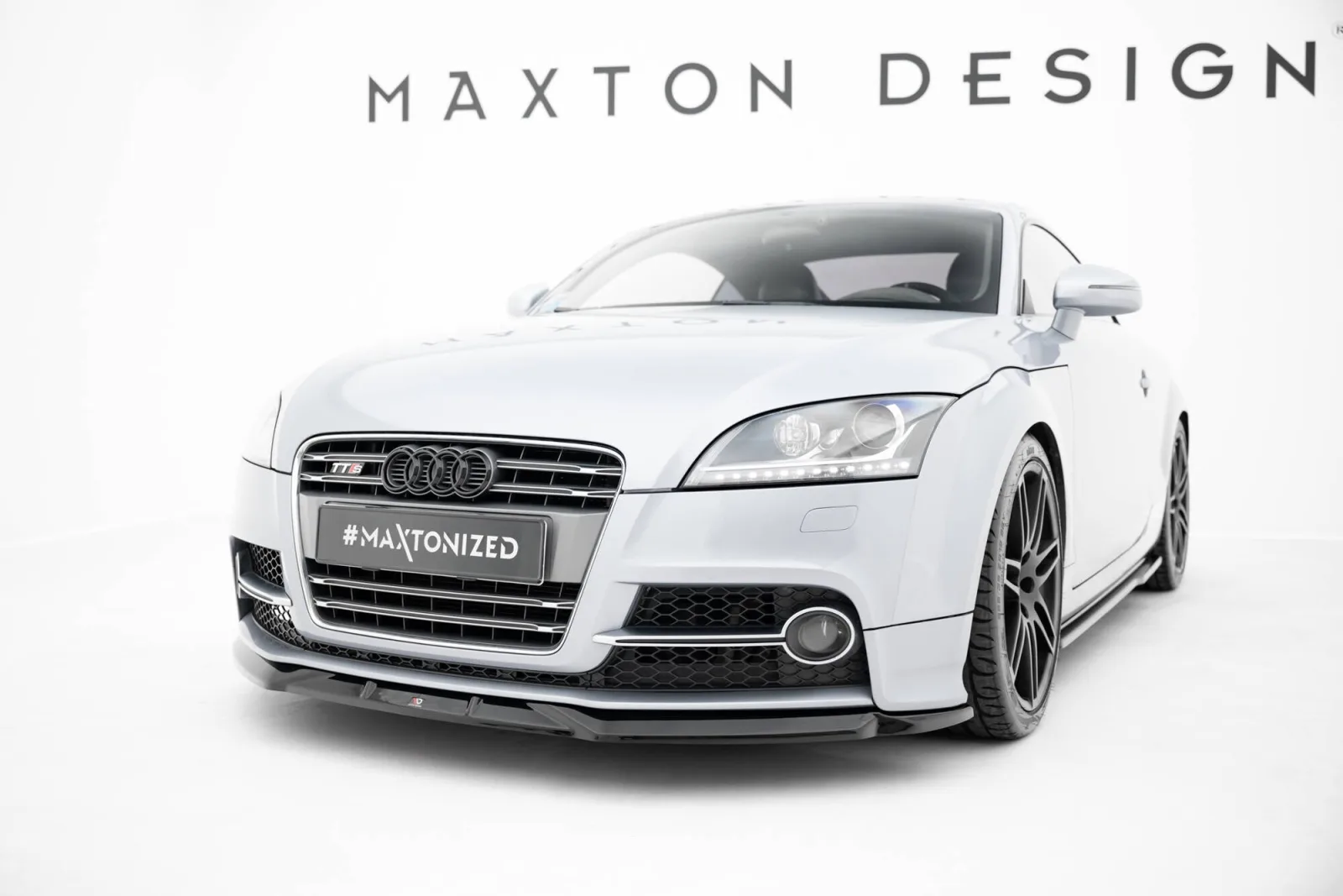 Front Splitter V.2 compatible with Audi TT S / TT S-Line 8J Facelift