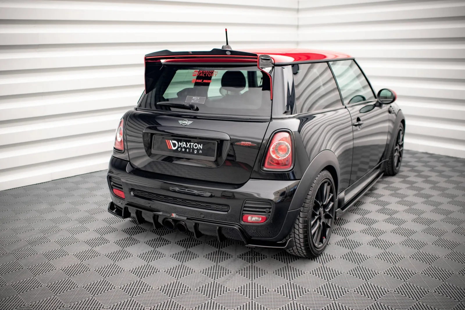 Rear Valance compatible with Mini Cooper John Cooper Works R56