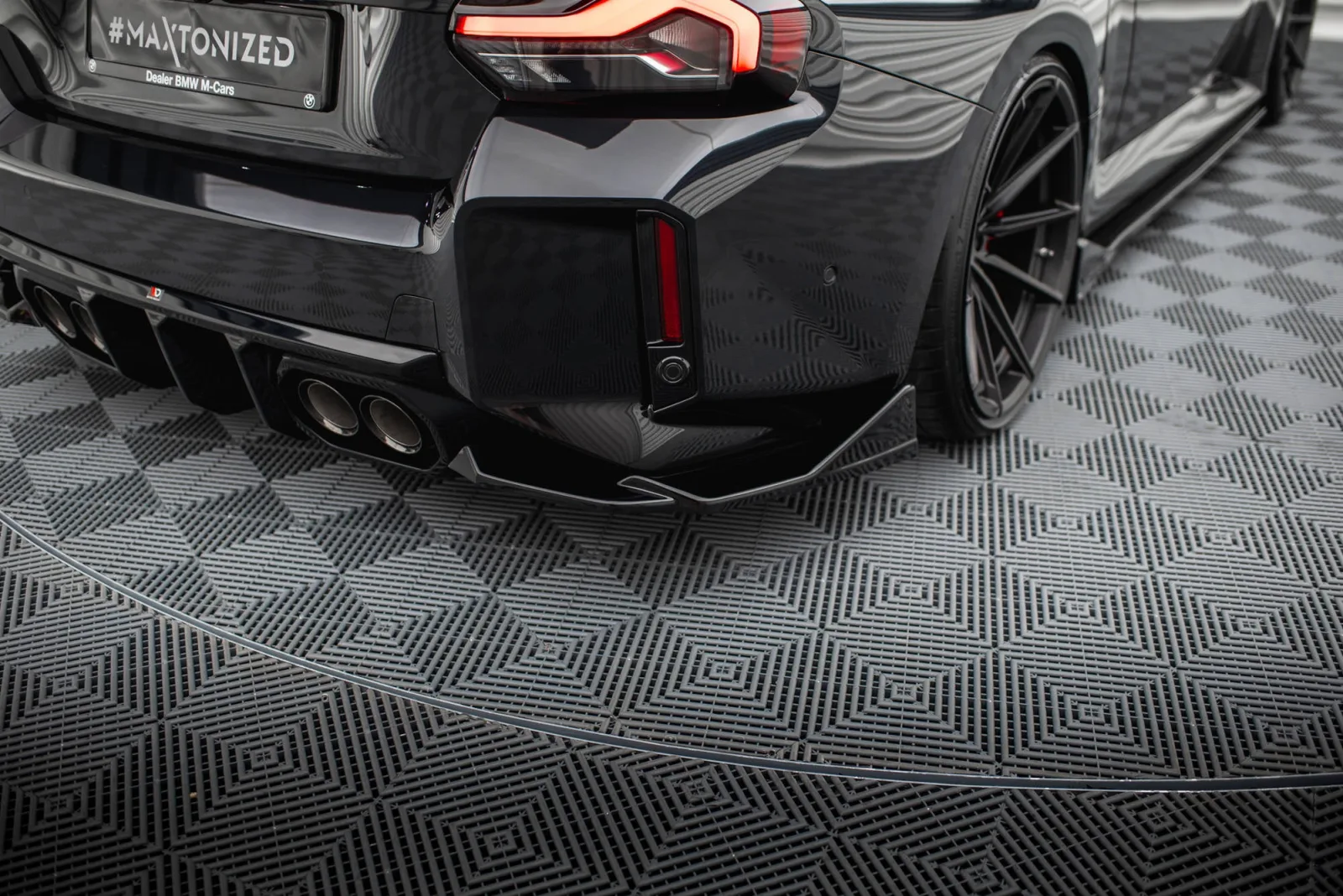 Rear Side Splitters V.6 (for valance V.2) compatible with BMW M2 G87