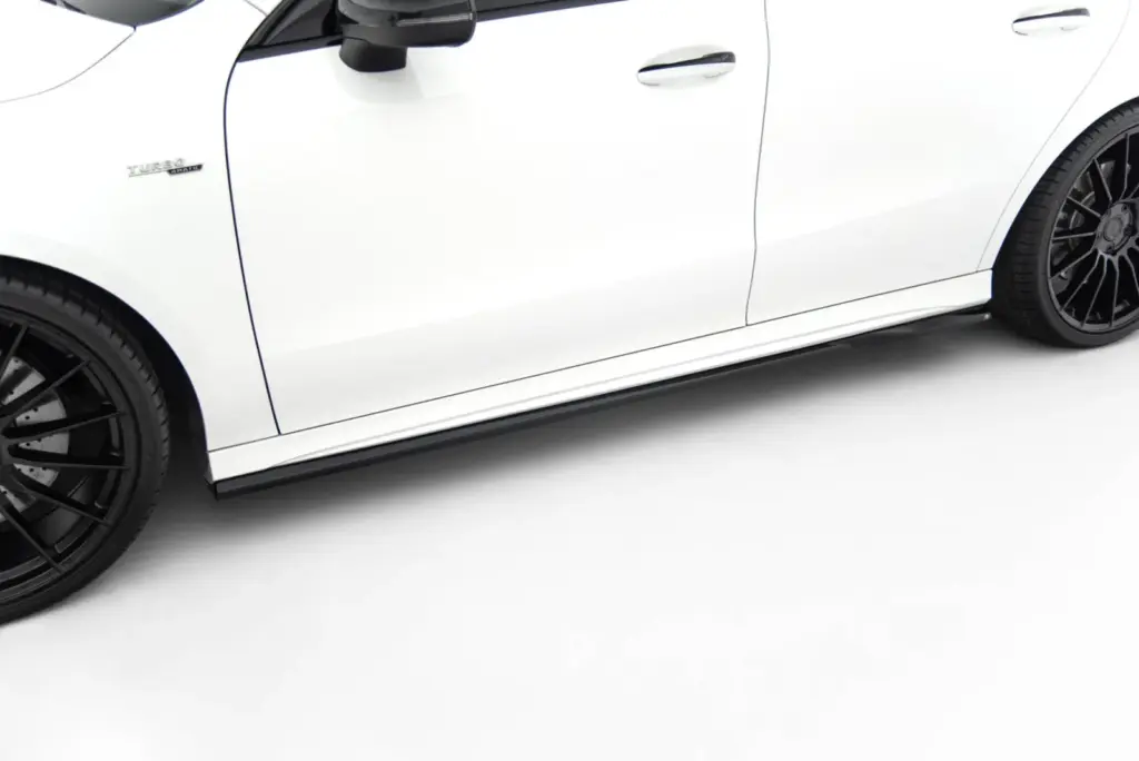 Side Skirts Diffusers compatible with Mercedes-AMG CLA 35 / 45 Coupe / Shooting Brake C118 Facelift / X118 Facelift