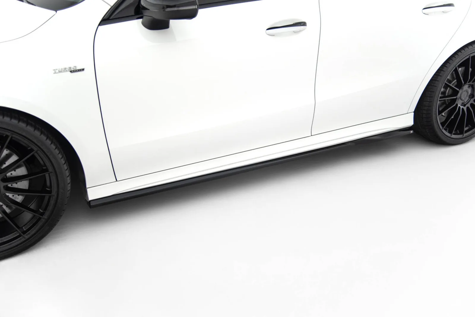 Side Skirts Diffusers compatible with Mercedes-AMG CLA 35 / 45 Coupe / Shooting Brake C118 Facelift / X118 Facelift