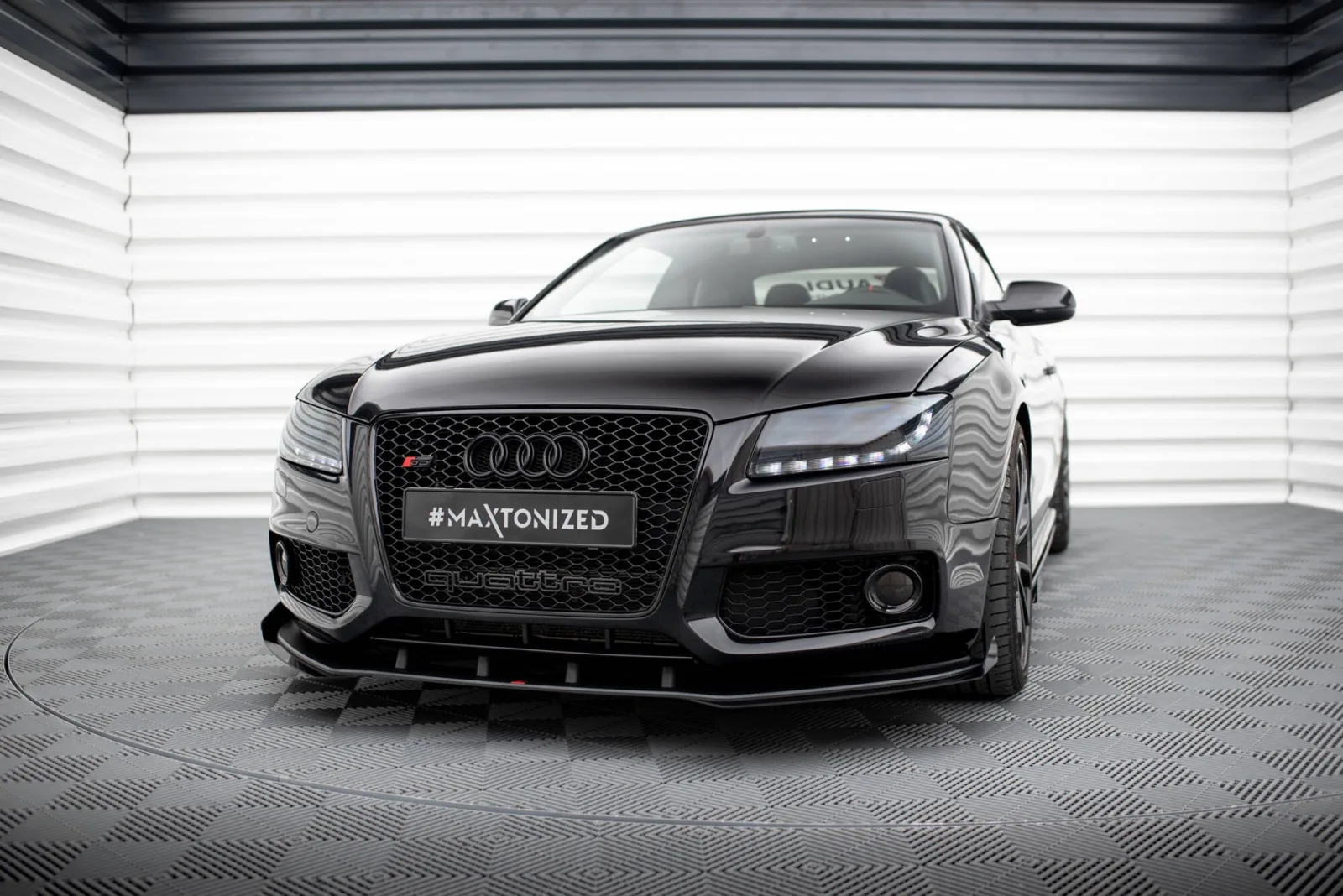 Front Splitter Street Pro + Flaps compatible with Audi S5 / A5 S-Line 8T