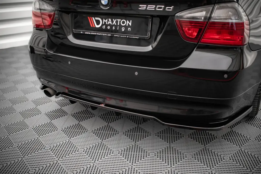 Rear Splitter (With Diffuser) compatible with BMW 3 Sedan E90