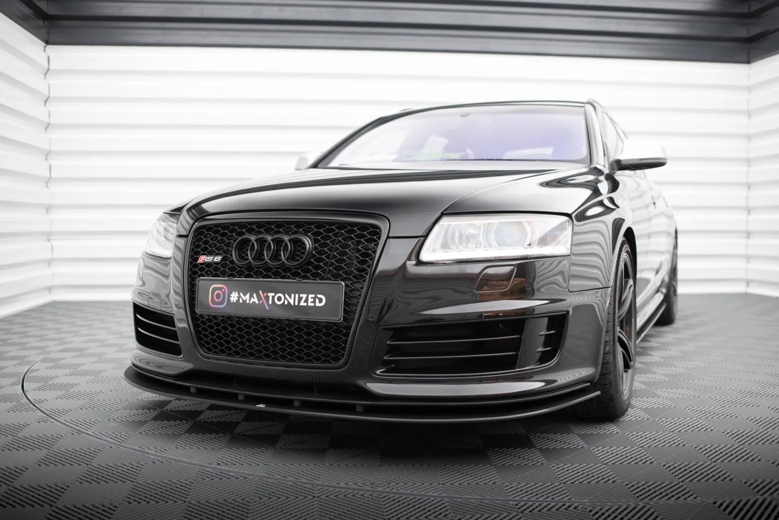 Front Splitter Street Pro compatible with Audi RS6 Avant C6