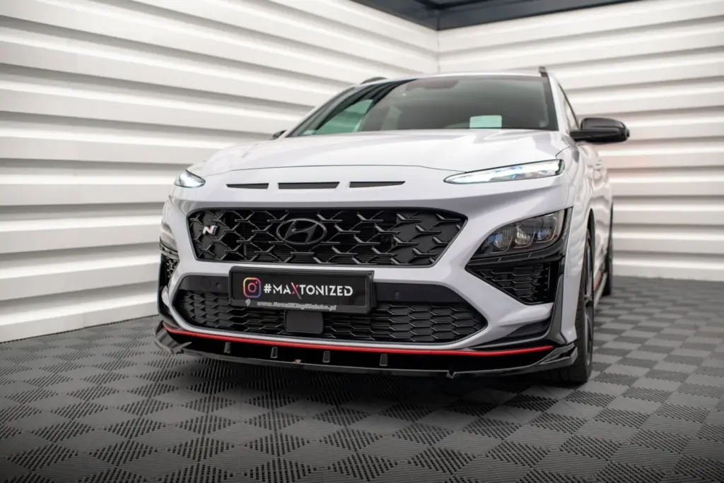 Front Splitter V.2 compatible with Hyundai Kona N Mk1
