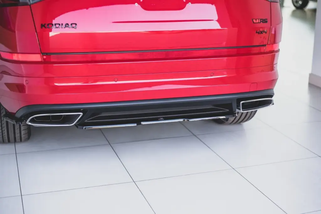 Rear Splitter compatible with Skoda Kodiaq RS Mk1 / Mk1 Facelift