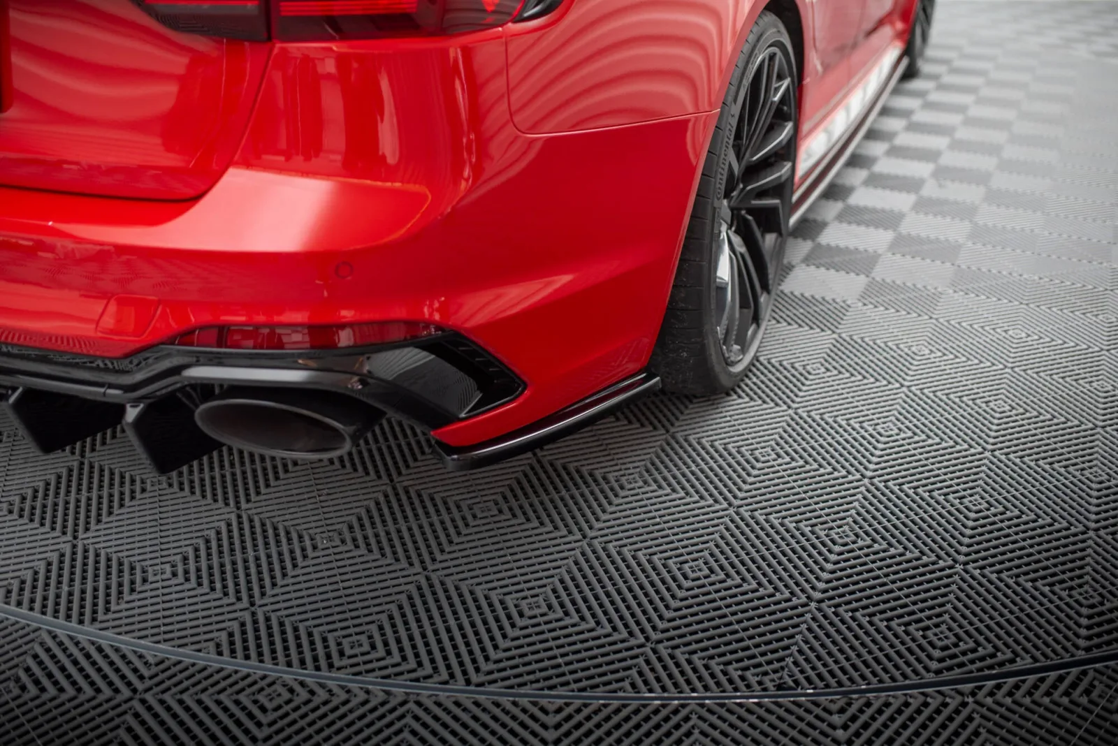Rear Side Splitters compatible with Audi RS4 B9 / B9 Facelift