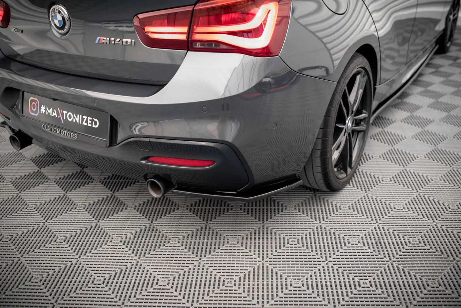Rear Side Splitters compatible with BMW 1 F20 M-Power Facelift