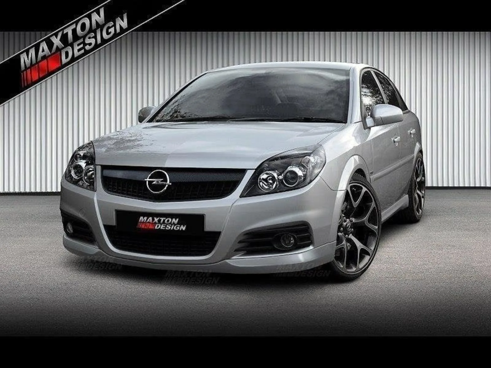 Spoiler Bumper Front compatible with Opel Vectra C (Facelift)